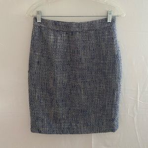 NEW J.Crew Wool Tweed Multicolor Mid-rise Midi Pencil Skirt, Size 2